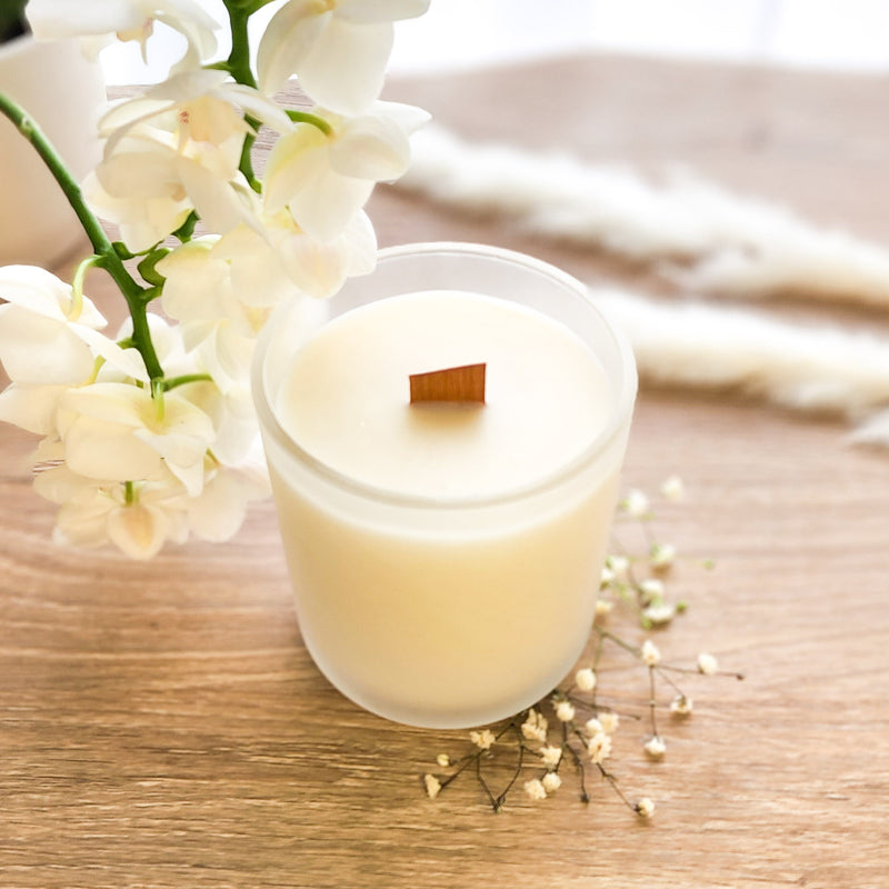 150g Scented Candle Home Fragrance Oil Candle Soy Wax Wood Wick