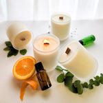 Breathe - Aromatherapy Candle - Eucalyptus, Peppermint and Palmarosa - 240g / 50h