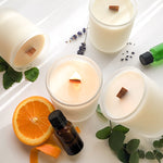 Uplifting - Aromatherapy Candle - Patchouli and Jasmin - 240g / 50h