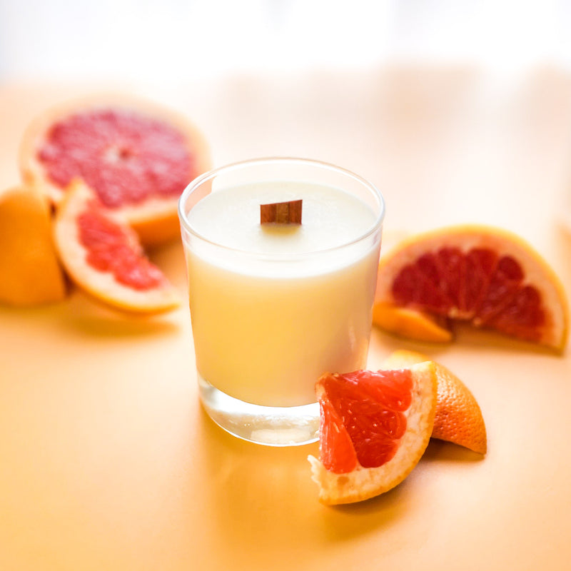 Grapefruit - Coconut and Soy Wood Wick Candle