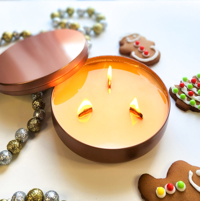 Gingerbread - Coconut and Soy Wood Wick Candle